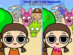 Hry Sprunki and Squid Game Difference