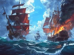 Hry Pirate Ships: Build and Fight