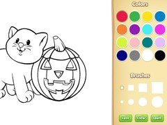 Hry Halloween Coloring Book