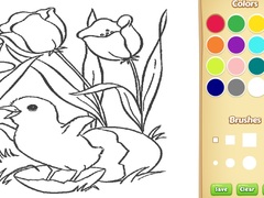 Hry Flowers Coloring Book For Kids