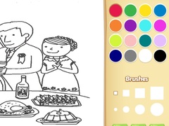 Hry Wedding Coloring Book for Kids