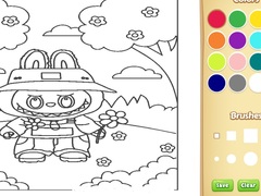 Hry Labubu Coloring Book For Kids