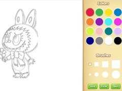 Hry Chibi Labubu Coloring Book for Kids