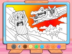 Hry Coloring Book: Bombardino Crocodilo