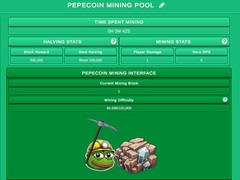 Hry Pepecoin Miner Idle Simulator