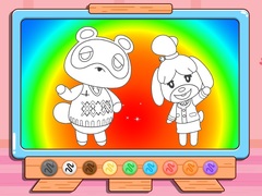 Hry Coloring Book: Animal Crossing