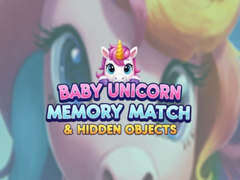 Hry Baby Unicorn Memory Match & Hidden Objects