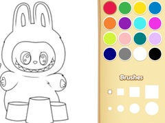 Hry Easy Labubu Coloring Book
