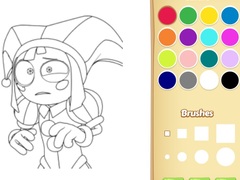 Hry Pomni Coloring Book For Kids