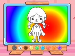 Hry Coloring Book: Toca Boca Girl