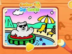 Hry Color By Code: Polar Bear