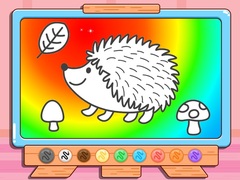 Hry Coloring Book: Hedgehog