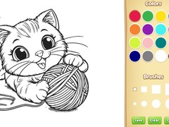 Hry Cat Coloring Book