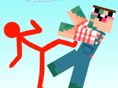 Hry Red Stickman vs Craftmans