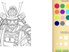 Hry Samurai Coloring Book