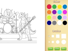 Hry Dinosaur Coloring Book For Kids