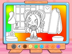 Hry Coloring Book: Avatar Girl Dress Up Shopping