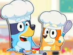 Hry Jigsaw Puzzle: Bluey & Bingo Fancy Cooking