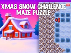 Hry Xmas Snow Challenge Maze Puzzle