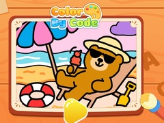 Hry Color By Code: Chill Bear