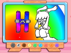 Hry Coloring Book: Alphabet Lore H