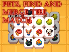 Hry Pets, Find and Merge Tile Match