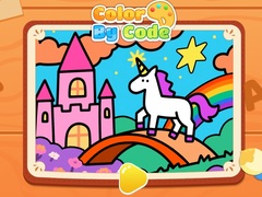 Hry Color By Code: Rainbow Unicorn