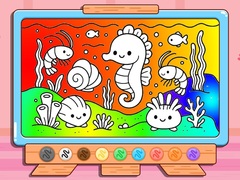 Hry Coloring Book: Kawaii Sea Animals