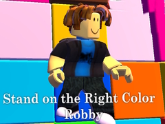 Hry Stand on the Right Color Robby