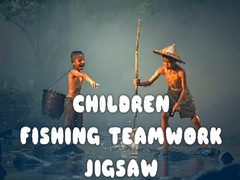 Hry Children Fishing Teamwork Jigsaw