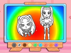 Hry Coloring Book: Mira Kpop Demon Hunters
