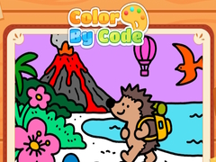 Hry Color By Code Volcano Hedgehog