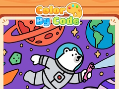 Hry Color By Code Space Bear