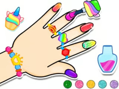 Hry Coloring Book: Nail Art & Bracelet Diy