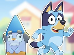 Hry Jigsaw Puzzle: Bluey & Bingo Obstacle Course