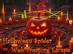 Hry Halloween Spider Web Treasure Escape