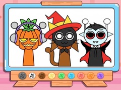 Hry Coloring Book: Incredibox Sprunki Halloween