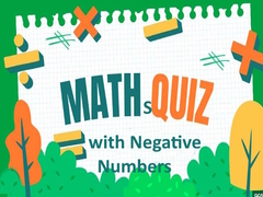 Hry Maths Quiz with Negative Numbers