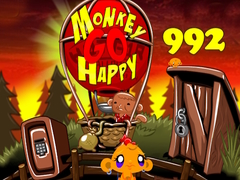 Hry Monkey Go Happy Stage 992