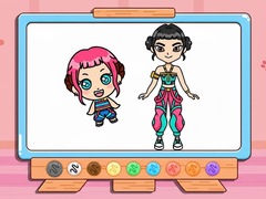 Hry Coloring Book: Zoey Kpop Demon Hunters