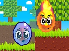 Hry Fire Ball and Water Ball: Parkour Love Balls