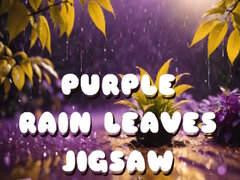 Hry Purple Rain Leaves Jigsaw