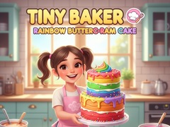 Hry Tiny Baker: Rainbow Buttercream Cake