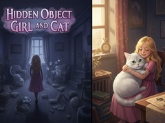 Hry Hidden Object - Girl and Cat