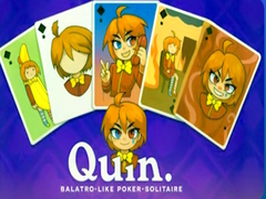 Hry Quin. Balatro-like poker-solitaire