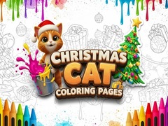 Hry Christmas Cat Coloring Pages