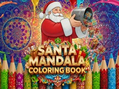 Hry Santa Mandala Coloring Book