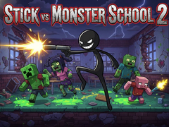 Hry Stick vs Monster School 2
