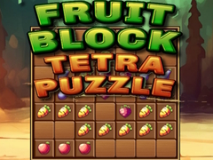 Hry Fruit Block Tetra Puzzle