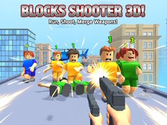 Hry Blocks Shooter 3D! Run, Shoot, Merge Weapons!